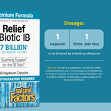 Natural Factors Probiotiques Stable 30 Capsules — format pratique pour le quotidien.