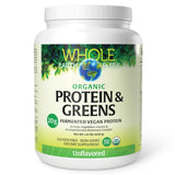 Natural Factors protéine fermentée et légumes en bouteille, apport nutritionnel quotidien.