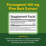Natural Factors Pycnogenol – extrait d’écorce de pin maritime français pour les antioxydants.