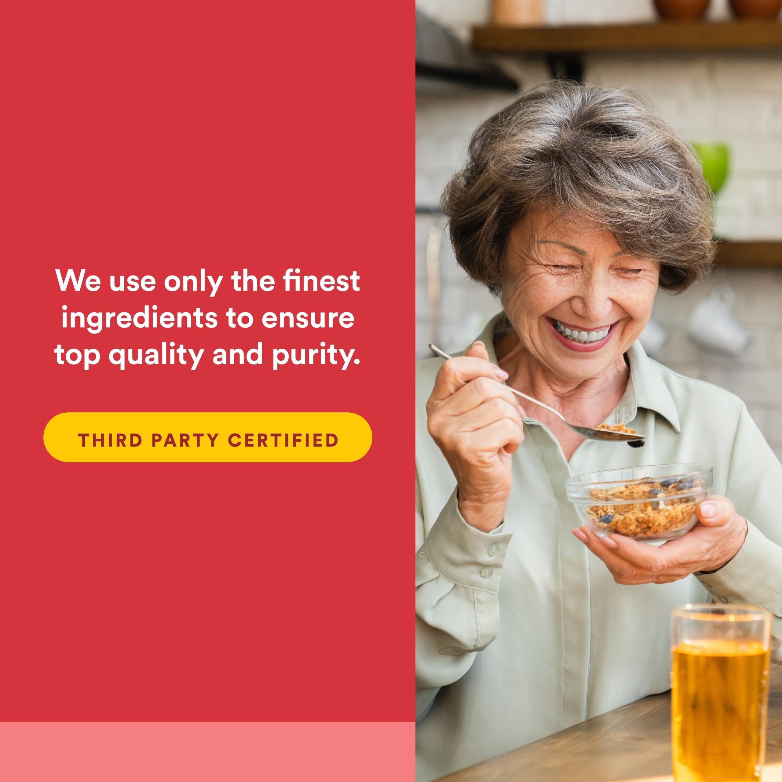 Dosage 500 mg par gélule affiché sur l’étiquette Natural Factors Quercétine