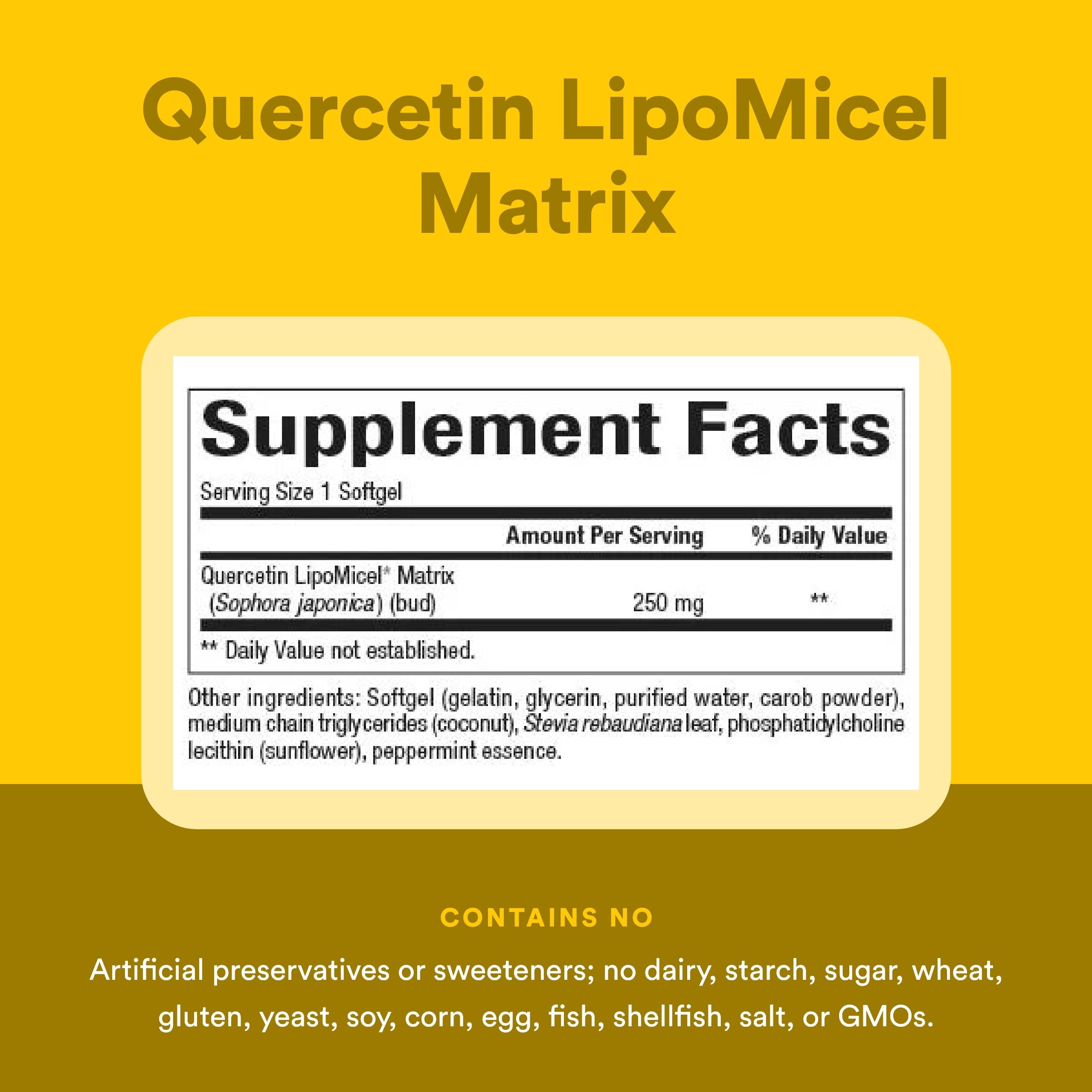 Natural Factors Quercetine Lipomicel Immunité: soutien potentiel des défenses naturelles.