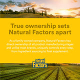 Natural Factors Quercetine Lipomicel Qualité Familiale: production traçable et responsable.