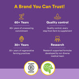 Relieffiber Natural Factors, certifications-isura, non-GMO et pureté vérifiée.