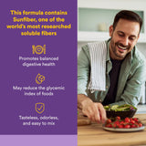 Relieffiber Natural Factors, doseur, facilité la prise quotidienne.