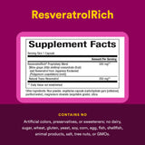Natural Factors ResveratrolRich – boîte imprimée, emballage durable et design clair