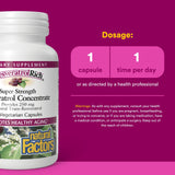 Natural Factors ResveratrolRich – capsules 250 mg, prise pratique au quotidien