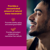 Natural Factors ResveratrolRich – étiquette lisible indiquant le dosage et les composants clés