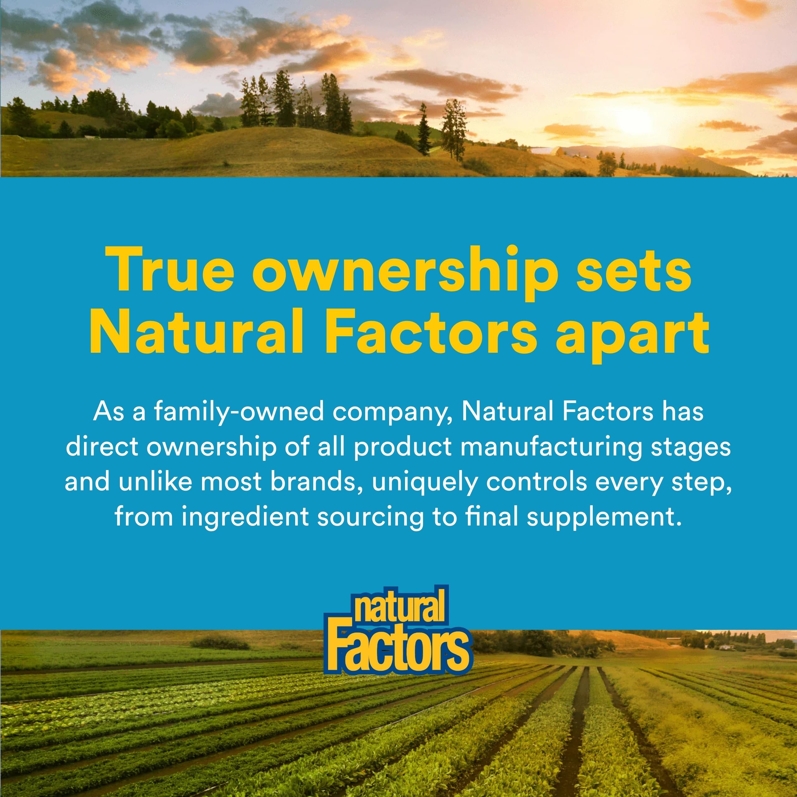 RxOmega-3 Natural Factors, marque-bcorp: entreprise familiale engagée et neutre en carbone.