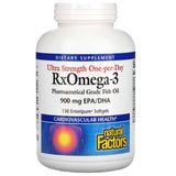 RxOmega-3 DHA/EPA, dosage généreux pour cerveau et cœur.