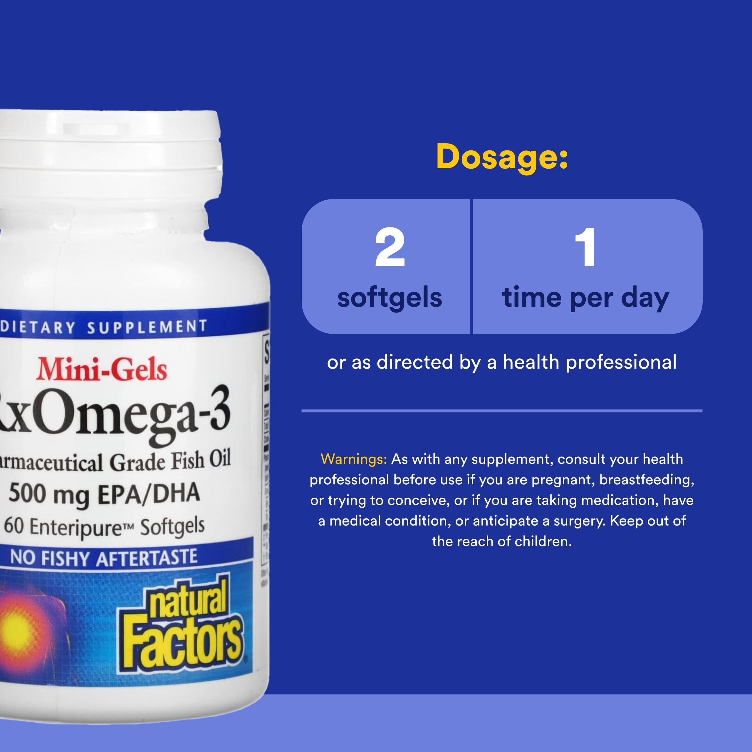 gélules molles rxomega3, texture douce et sans arrière-goût