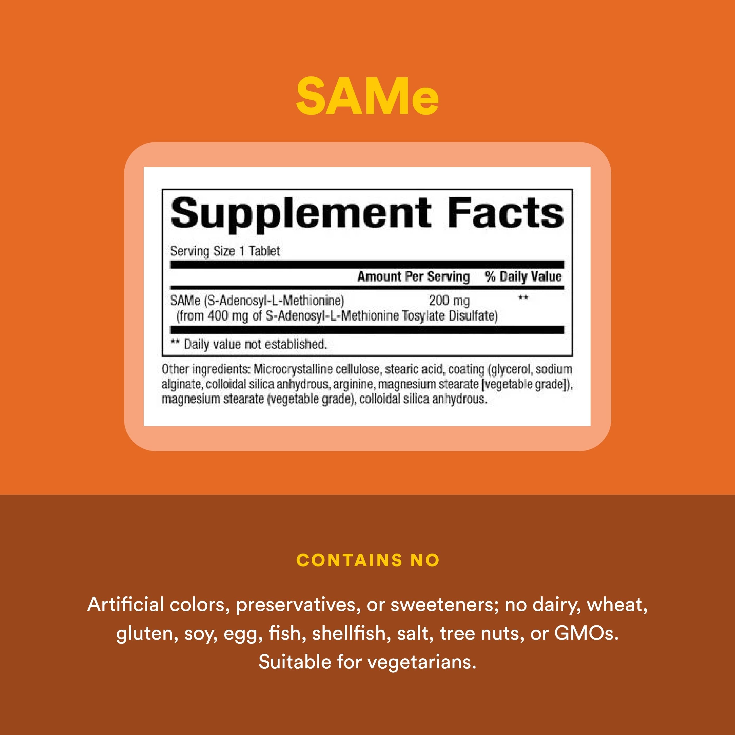 Natural Factors SAMe 200 mg – amélioration potentielle de l humeur naturellement