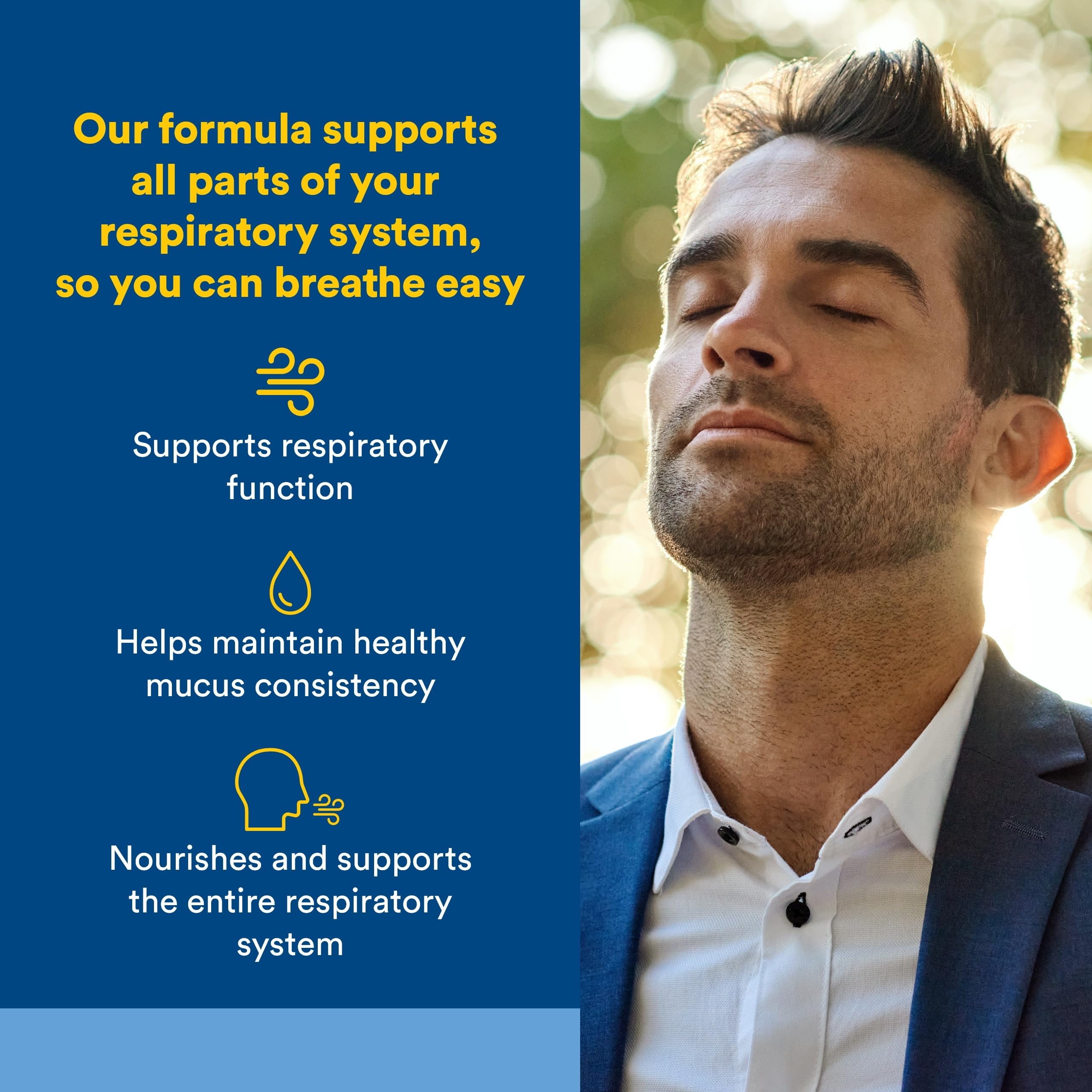 Natural Factors sinus-bronches-ensemble : soutien des voies respiratoires tout au long de la journée.