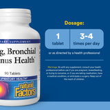 Natural Factors Sinus Soutien Tablettes: peut aider à soutenir des sinus clairs