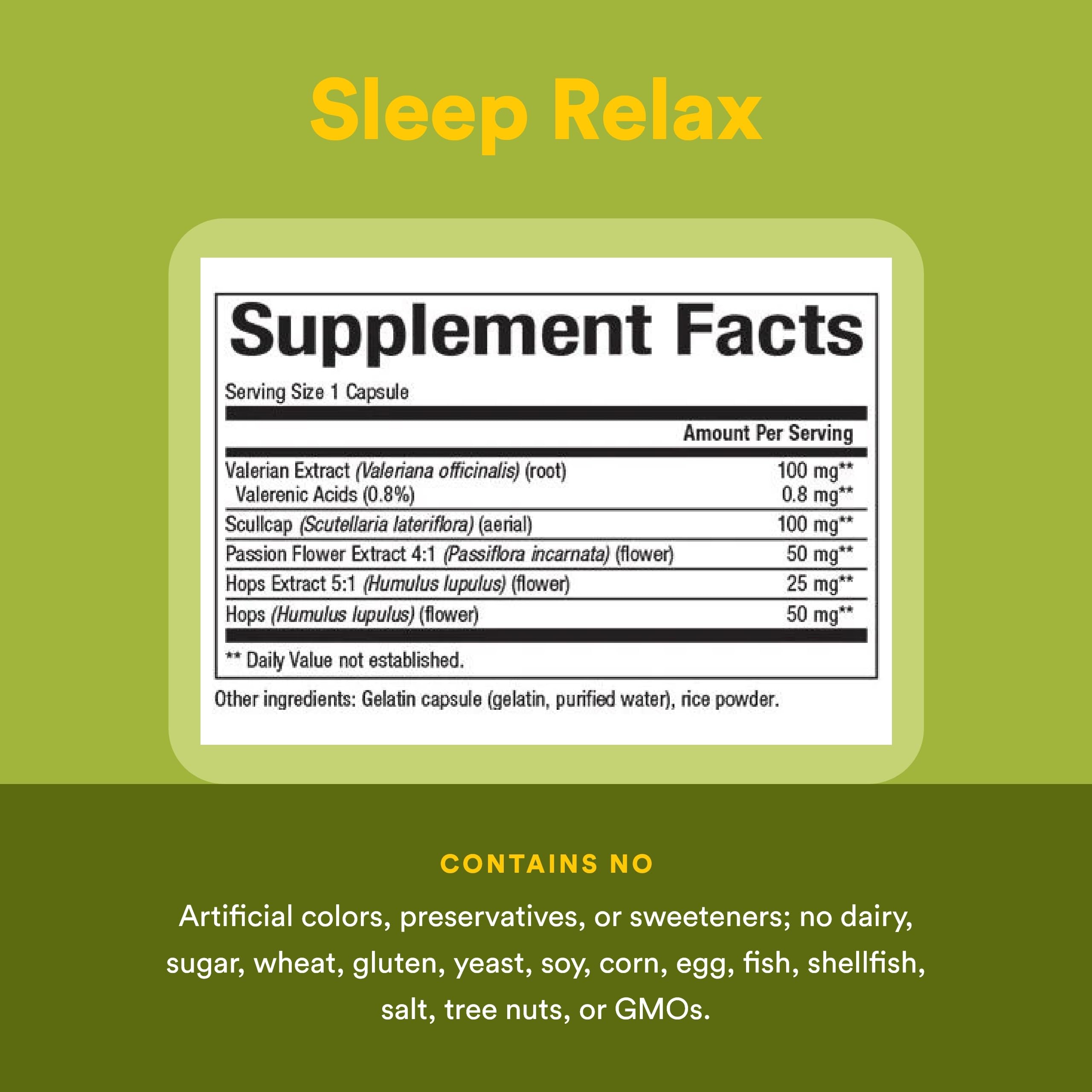 Natural Factors Formule Relax-Sommeil: emballage simple pour une routine nocturne pratique.