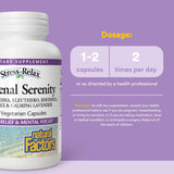 Natural Factors STRESS-RELAX Adrenal Serenity – emballage clair certifié sans OGM pour la sérénité quotidienne
