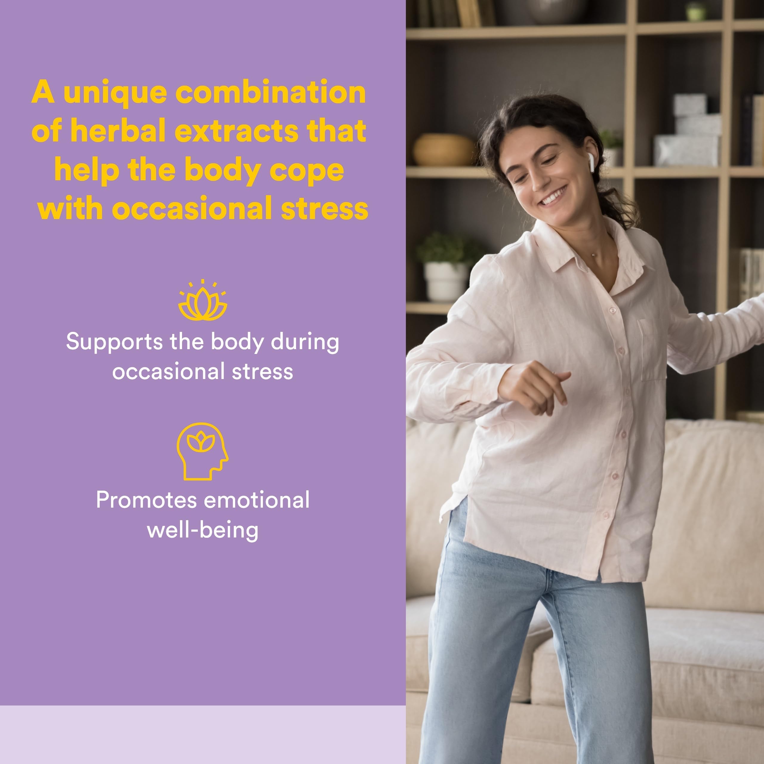 Natural Factors STRESS-RELAX Adrenal Serenity – capsules végétariennes pour une routine anti-stress