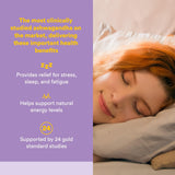 Natural Factors Stress-Relax: capsules véganes sans OGM pour une utilisation quotidienne.