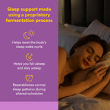 Natural Factors Stress-Relax Mélatonine Sommeil : image évoquant un sommeil réparateur.