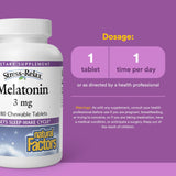 Natural Factors Stress-Relax Mélatonine usage avant-dodo—facilite la transition vers le sommeil.
