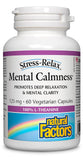 Natural Factors Stress-Relax Suntheanine L-Theanine 125 mg, capsules: soutien calme et concentration tout au long de la journée.