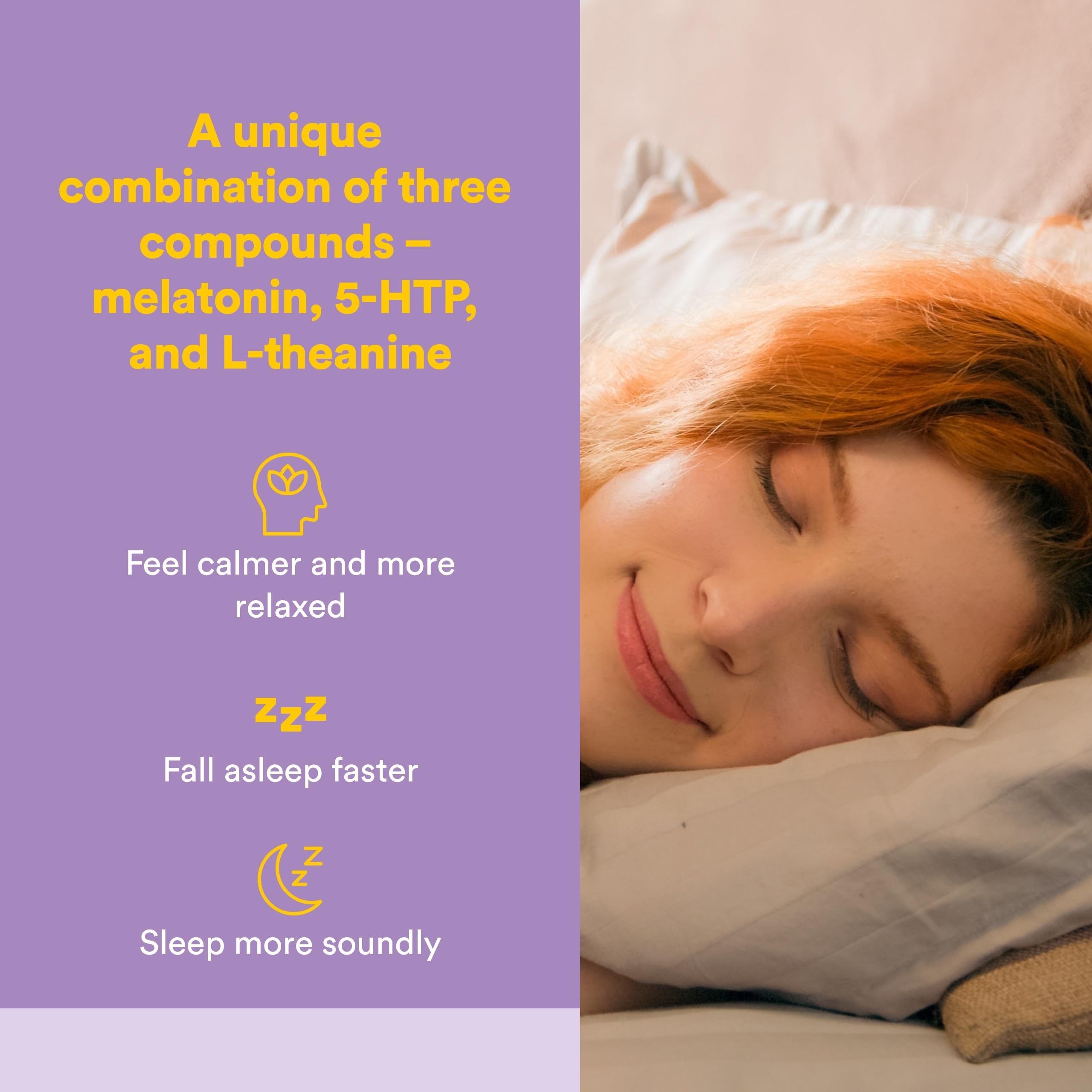 Natural Factors Stress-Relax Tranquil Sleep - gelules faciles à prendre avant le coucher.