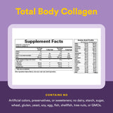 Sans lait ni gluten Natural Factors Total Body Collagen convient aux régimes