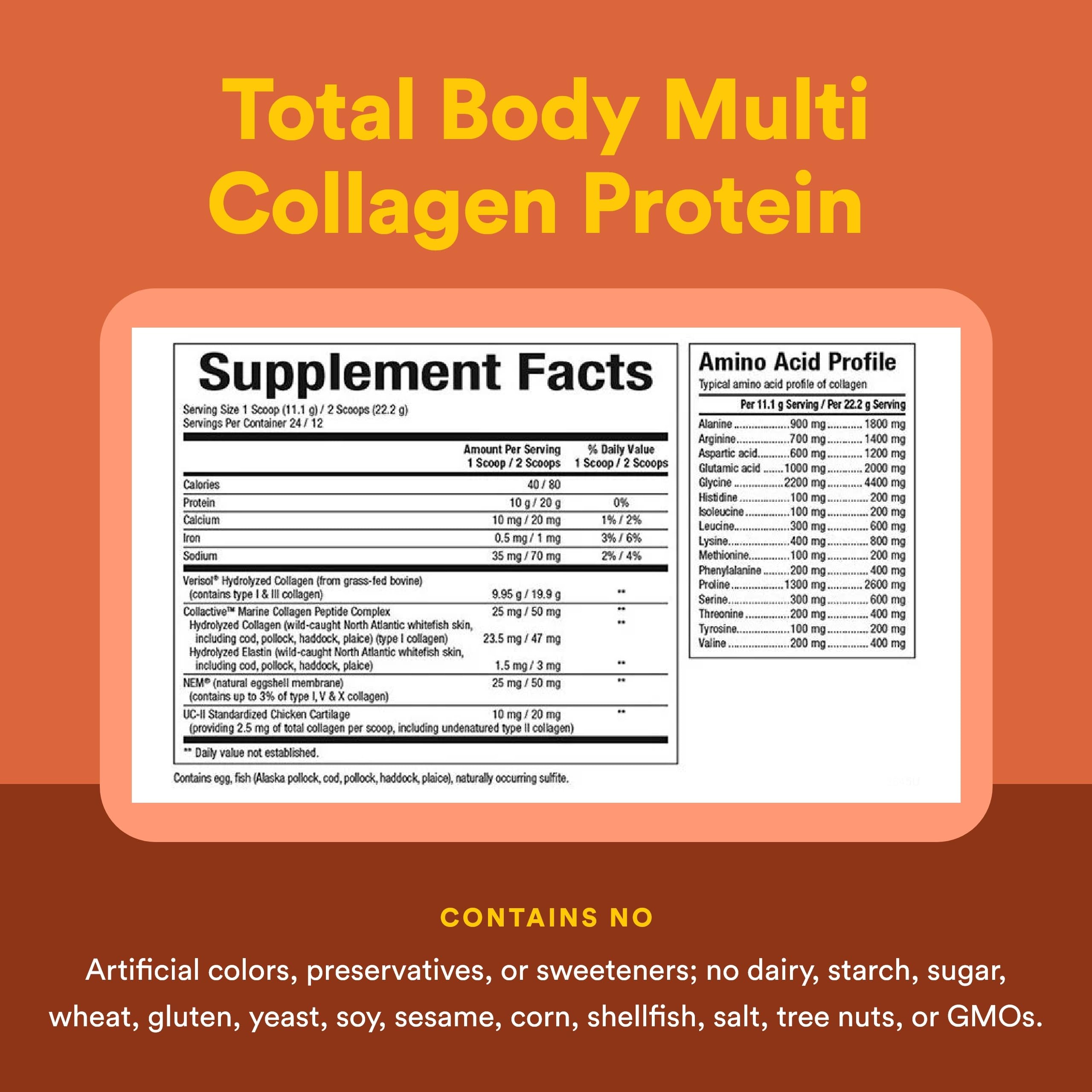 Natural Factors Total Body Multi-Collagen Notice d’utilisation: conseils simples