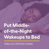 Natural Factors Tranquil Sleep : dosage nocturne avec deux comprimés.