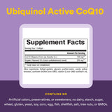 Huile de lin biologique dans la formule ubiquinol Natural Factors