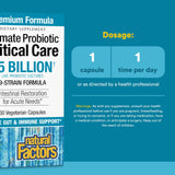 Natural Factors Ultimate Probiotic Critical Care – gélules pratiques pour soutenir la digestion.