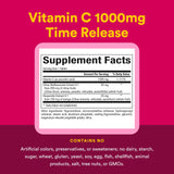 Extraits de rose dans la formule Vitamin C 1000 mg.