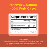 Natural Factors Vitamine C 500 mg, hesperidine pour enfants, saveur orange