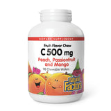 Natural Factors Vitamine C enfants, emballage coloré, soutien potentiel au système immunitaire.