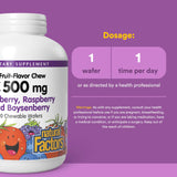 Natural Factors Vitamine C Enfants 500 mg à croquer mûres, peut soutenir l'équilibre nutritionnel.