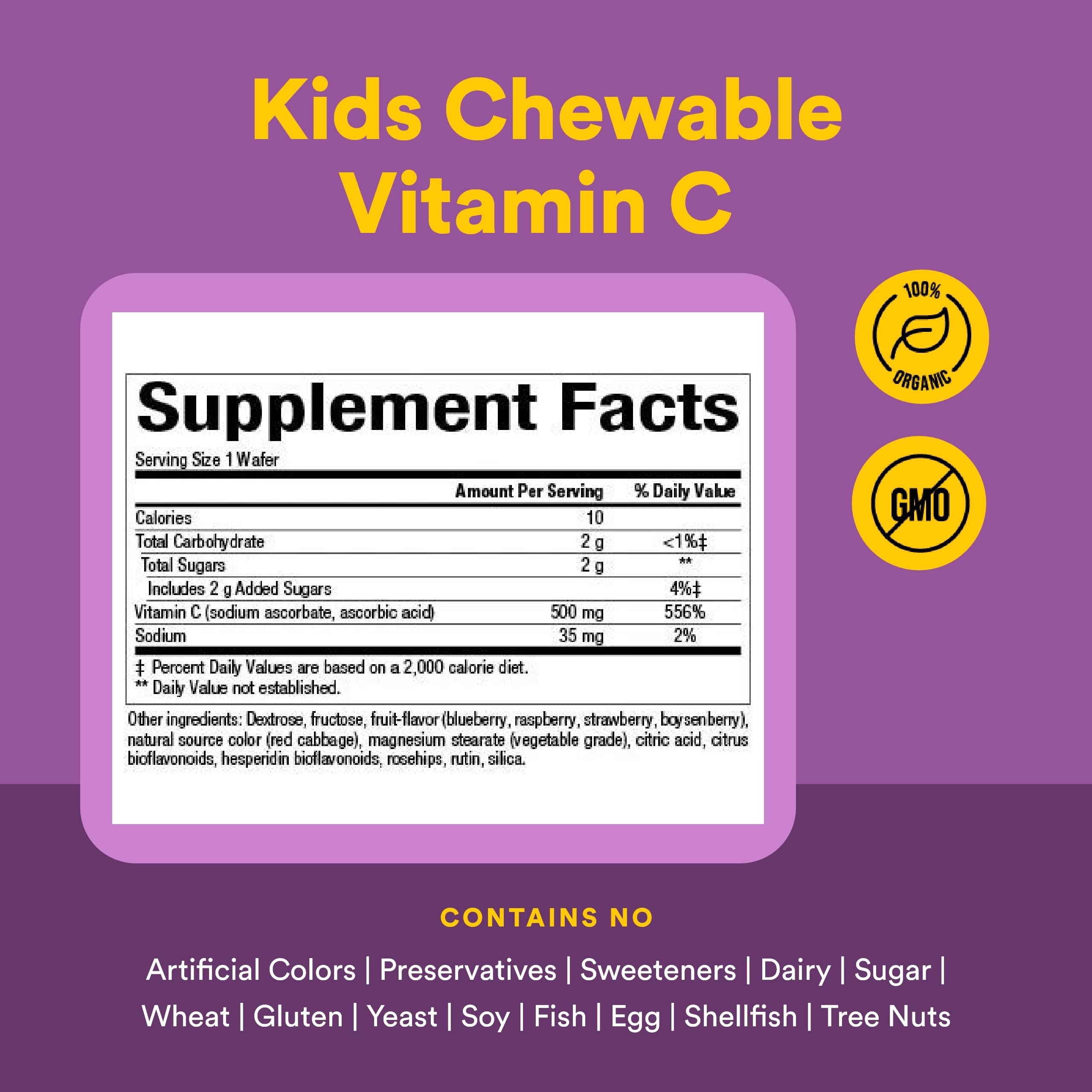 Natural Factors Vitamine C Enfants, bouteille pratique à stocker.