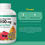 Natural Factors Vitamin C pour enfants — saveur tropicale, plaisir quotidien.