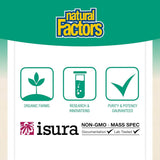 Natural Factors Vitamin C pour enfants — goût tropical apprécié en routine.