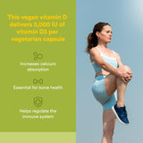 Natural Factors Vitamine D3 – gélules véganes, sans allergènes