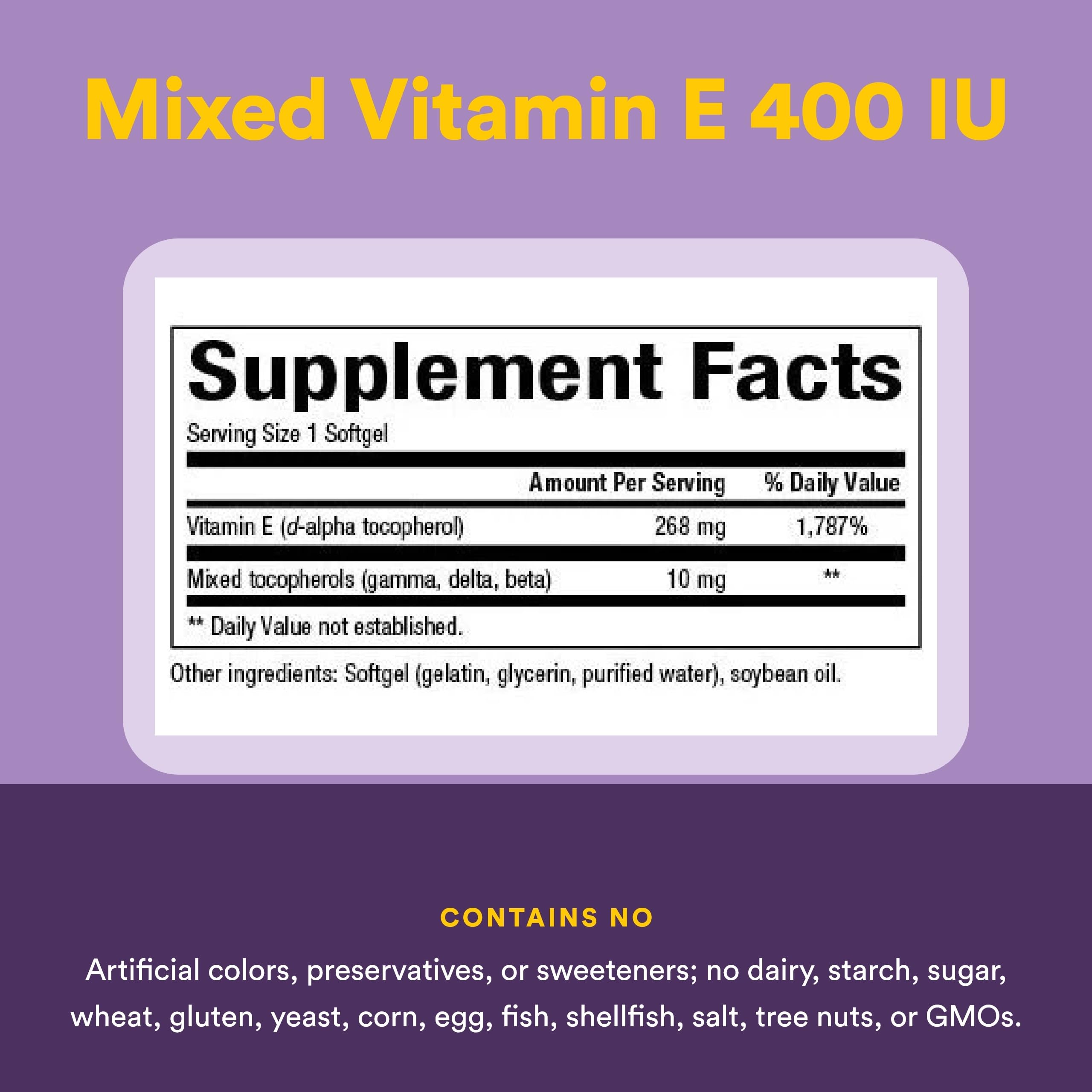 Natural Factors Vitamine E 400 UI : gelules de haute qualité pour le quotidien.