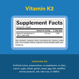 Capsules de Vitamine K2 120 mcg — dosage journalier facile a suivre