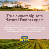 Natural Factors Whey Factors, sans OGM, sans gluten, sans soja, choix pur et sûr.