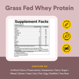 Natural Factors Whey Factors, vache-prairie, protéines haut de gamme issues de vaches nourries à l’herbe.