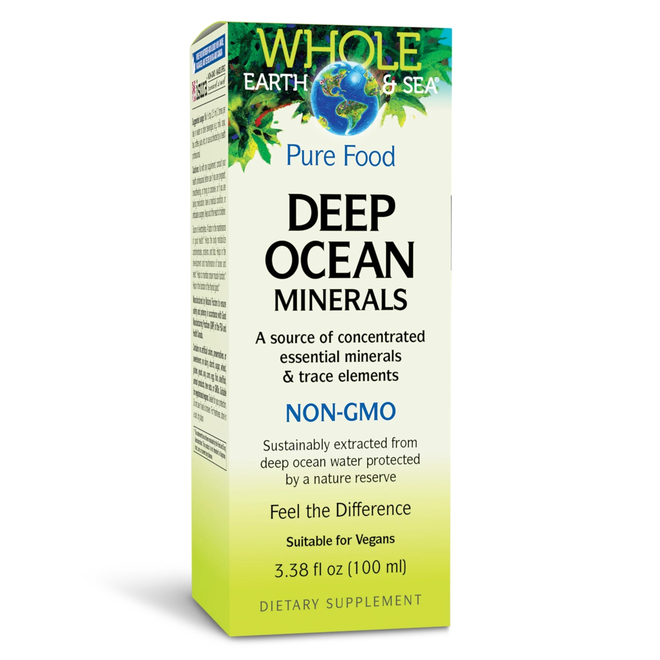 Natural Factors Whole Earth Sea Minéraux bouteille pratique pour votre routine nutritionnelle