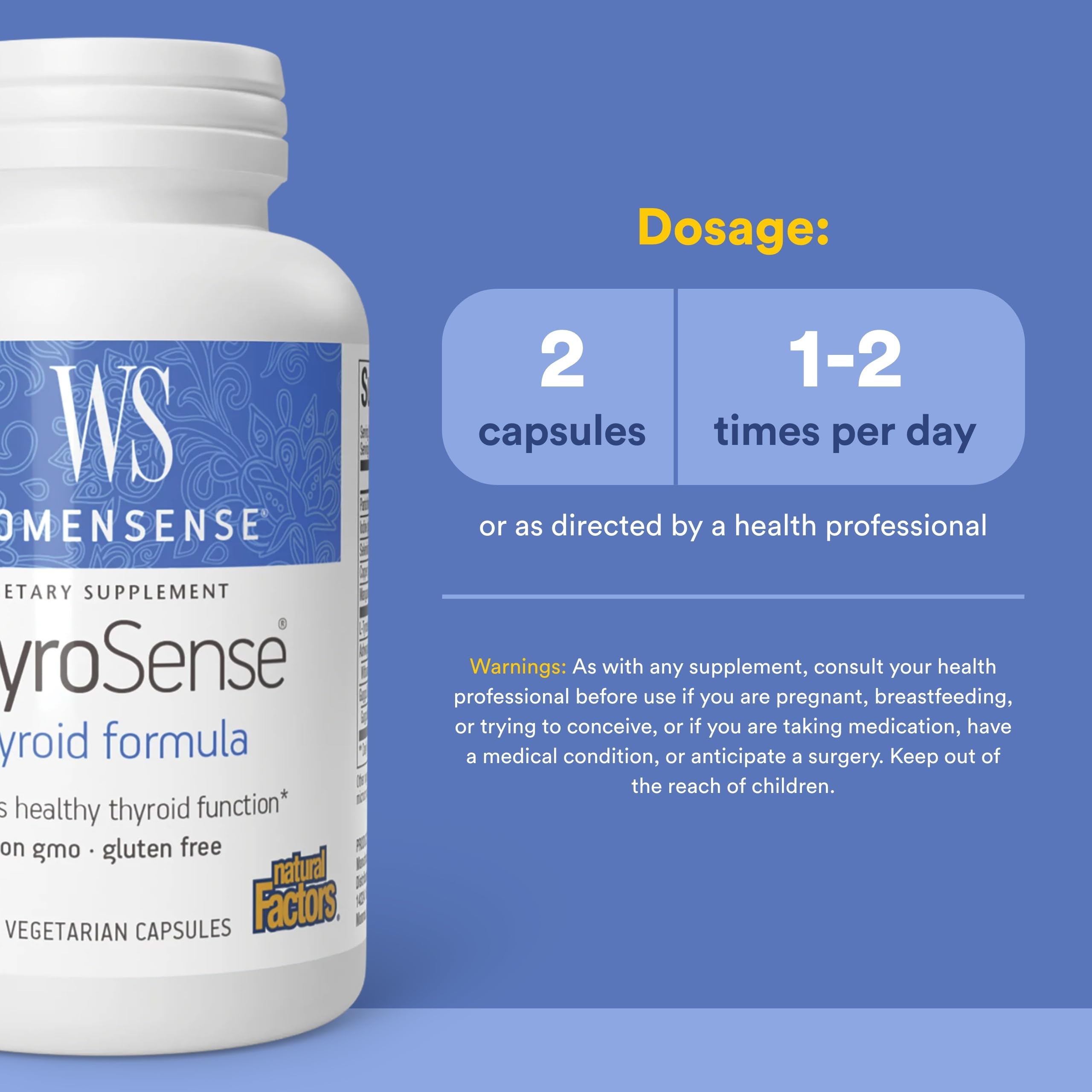 Ingrédients naturels et actifs clés pour le soutien thyroïdien et le métabolisme.