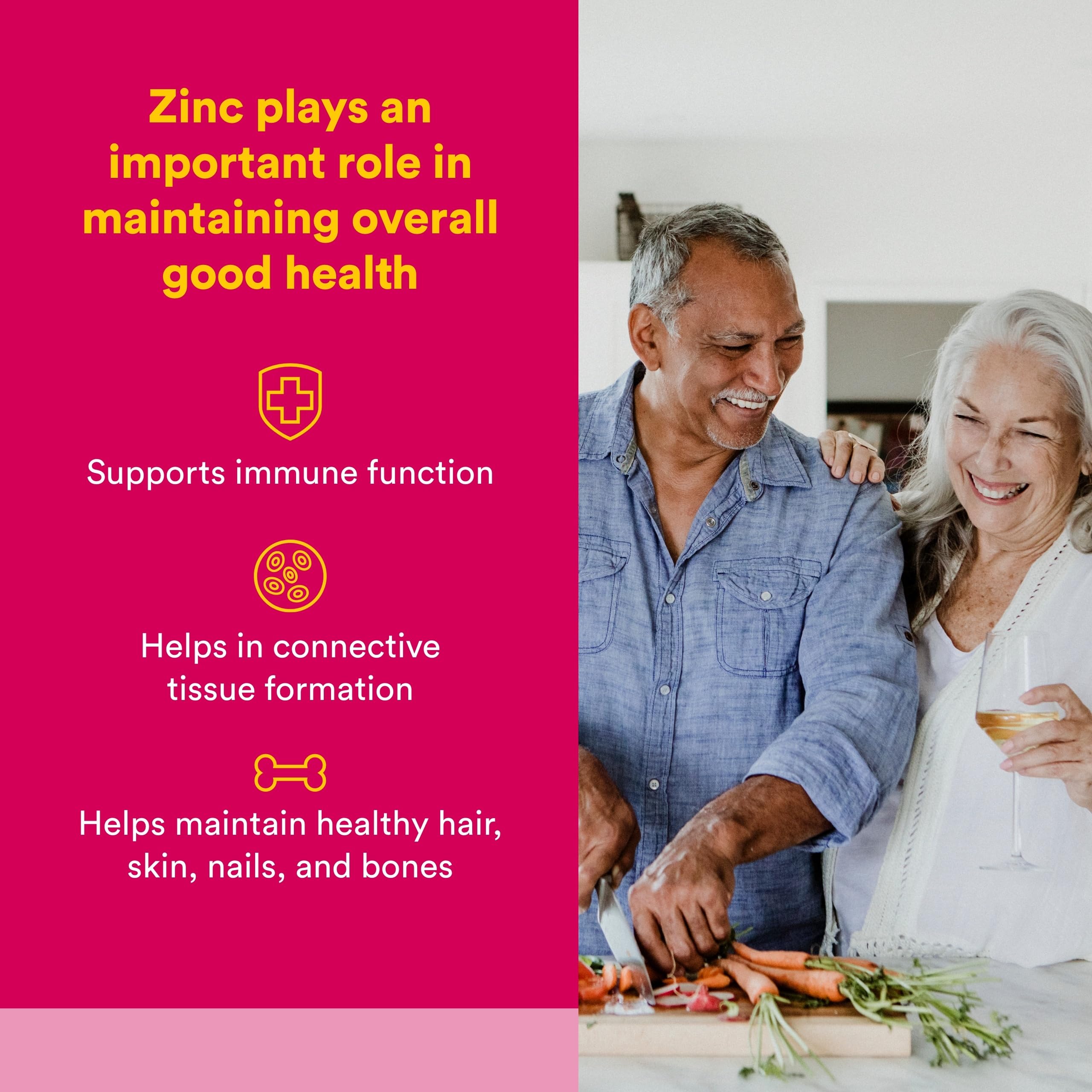 Natural Factors Zinc Bisglycinate gélules : soutien potentiel au métabolisme et à l énergie.