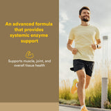 Tablettes Zymactive en gros plan sur l’étiquette, soutien naturel des articulations.
