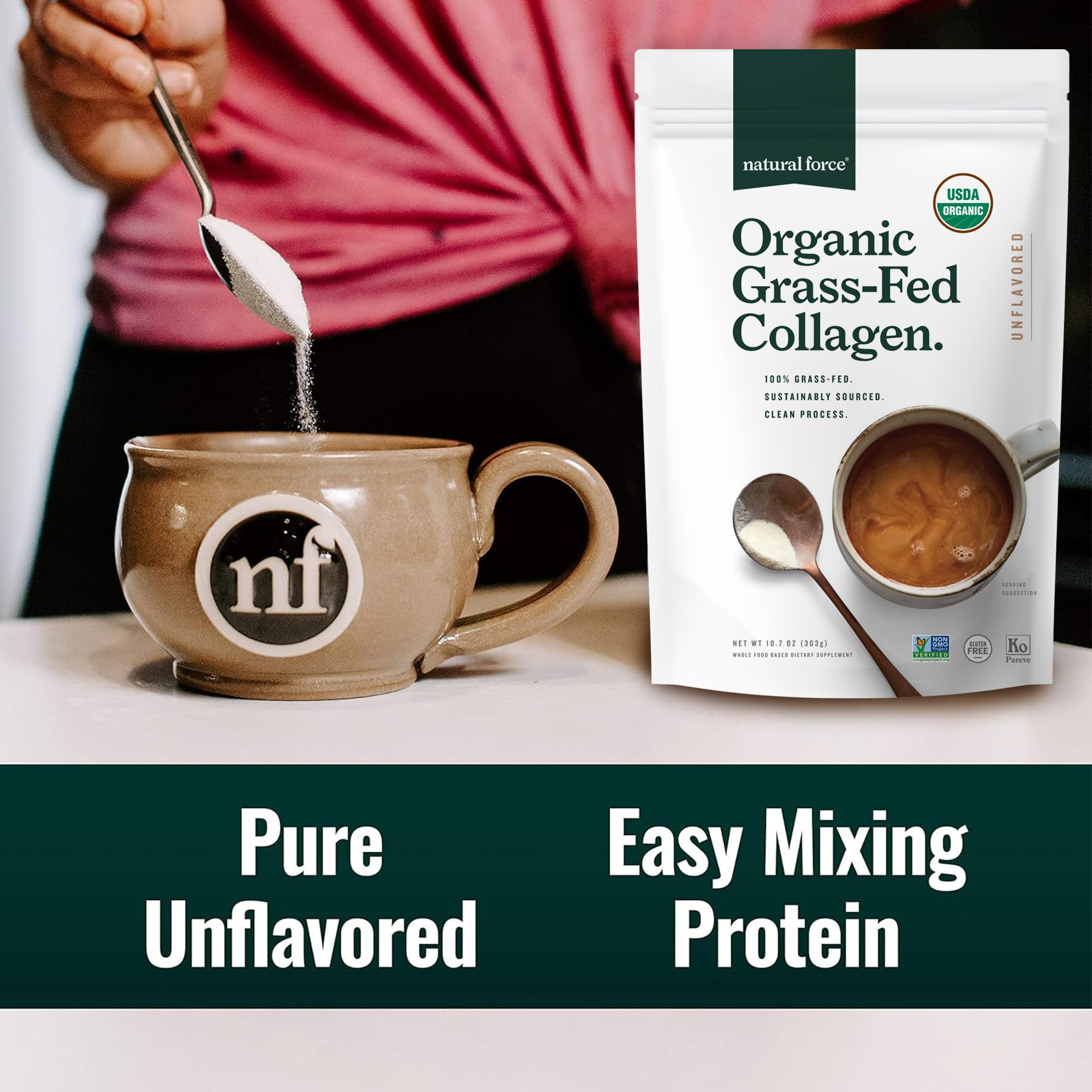 Natural Force Collagen Peptides – emballage écologique et respectueux de l’environnement