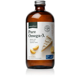 Natural Force Pure Omega-3: Bouteille en verre ambré préservant fraîcheur et arôme.
