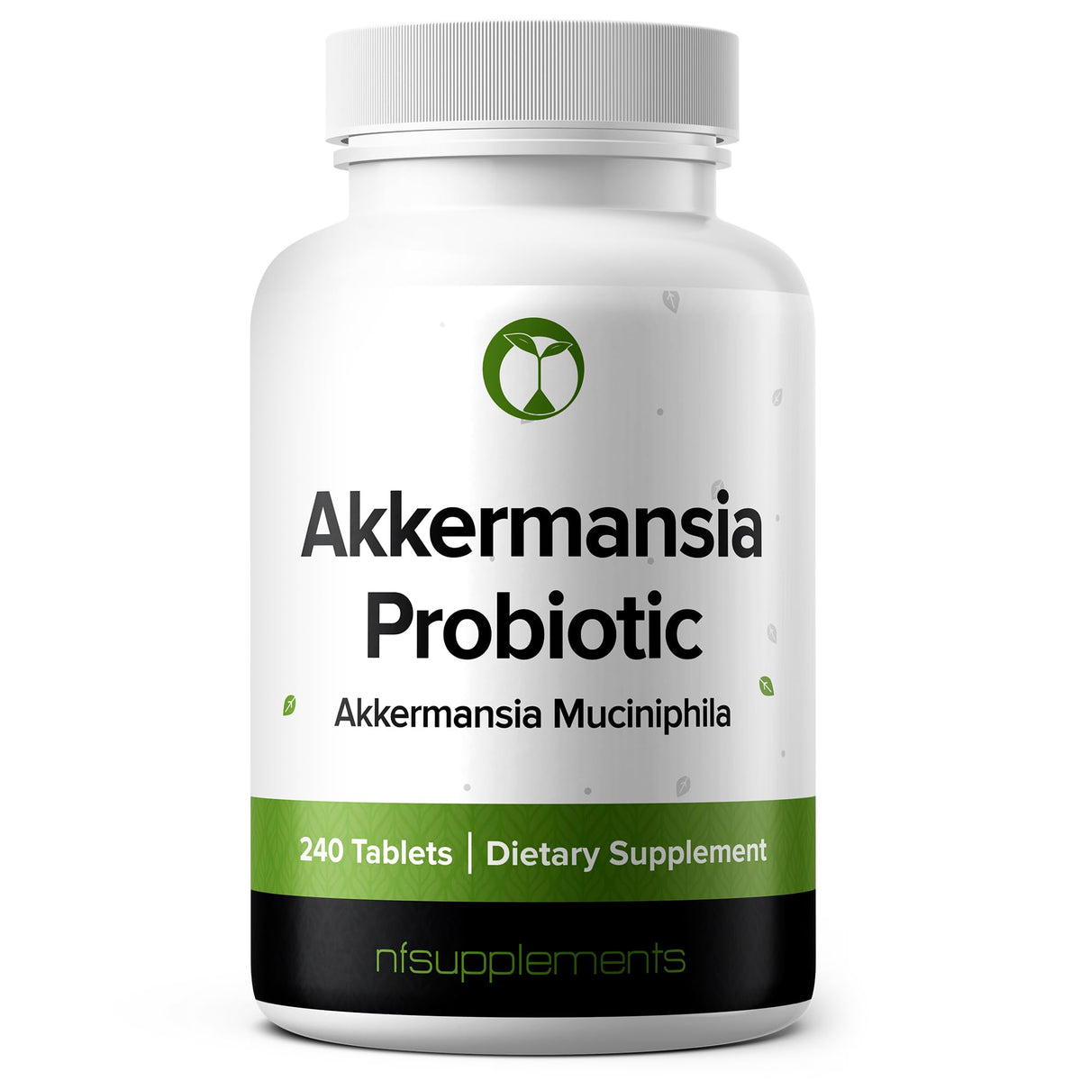 Natural Foundation Supplements Akkermansia Muciniphila – bouteille, soutien potentiel au microbiote et à la digestion quotidienne.