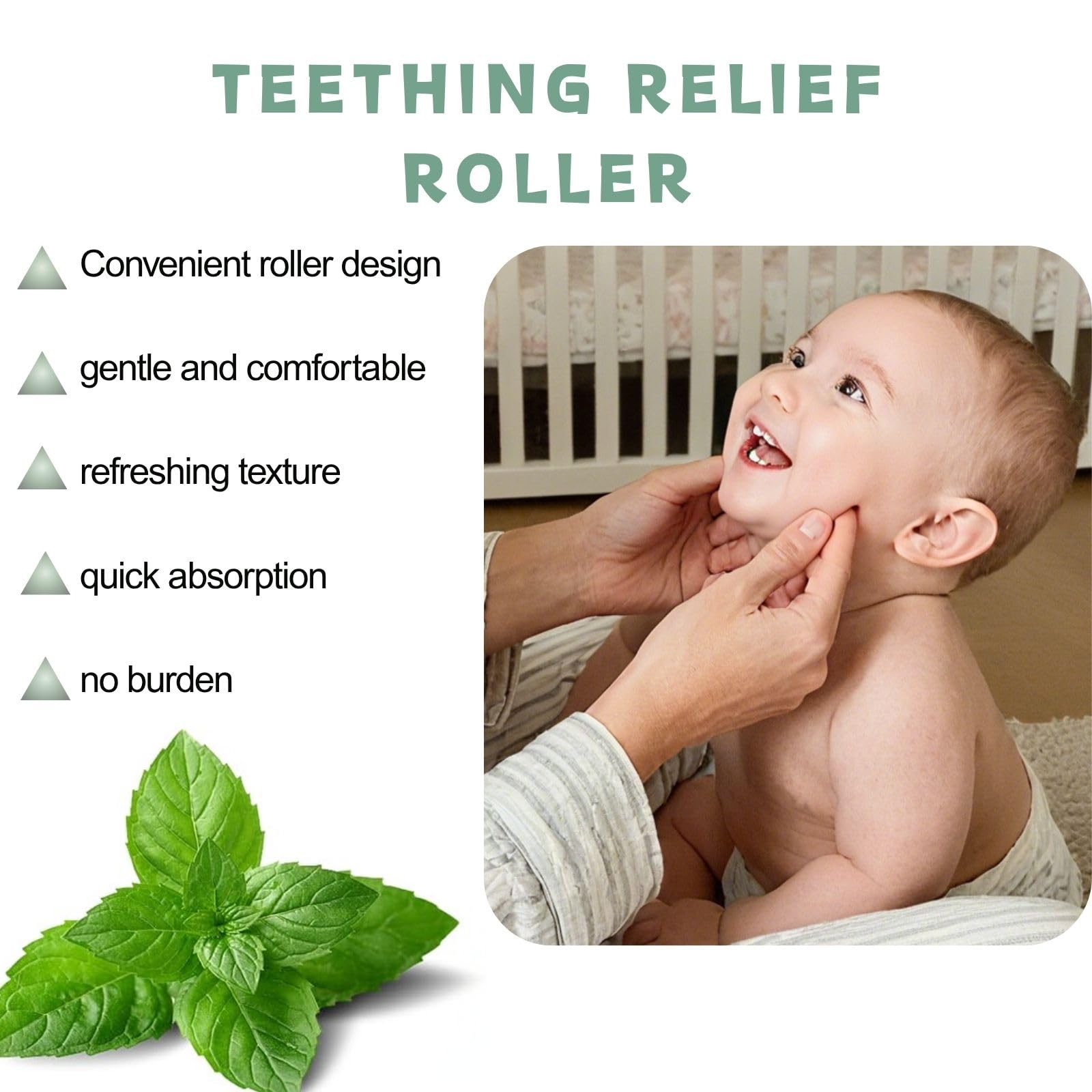 Natural Gentle rouleau dentition, utilisation facile et transportable dans votre sac.